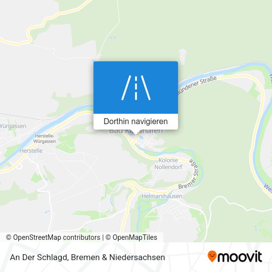 An Der Schlagd Karte