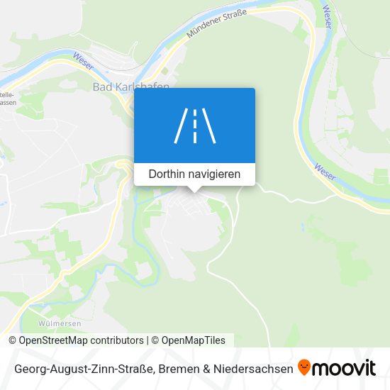 Georg-August-Zinn-Straße Karte