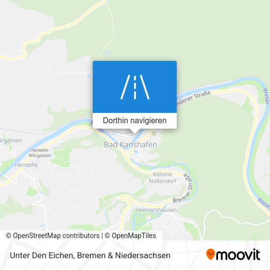 Unter Den Eichen Karte