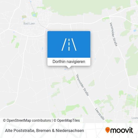 Alte Poststraße Karte