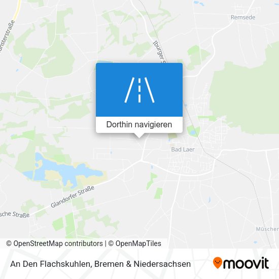 An Den Flachskuhlen Karte