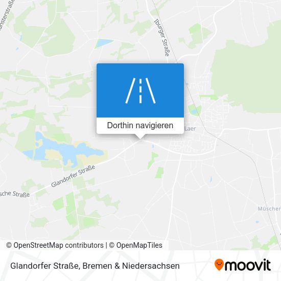 Glandorfer Straße Karte