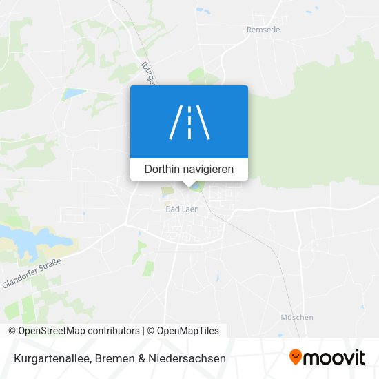 Kurgartenallee Karte