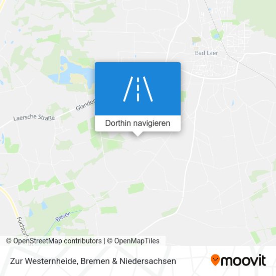 Zur Westernheide Karte