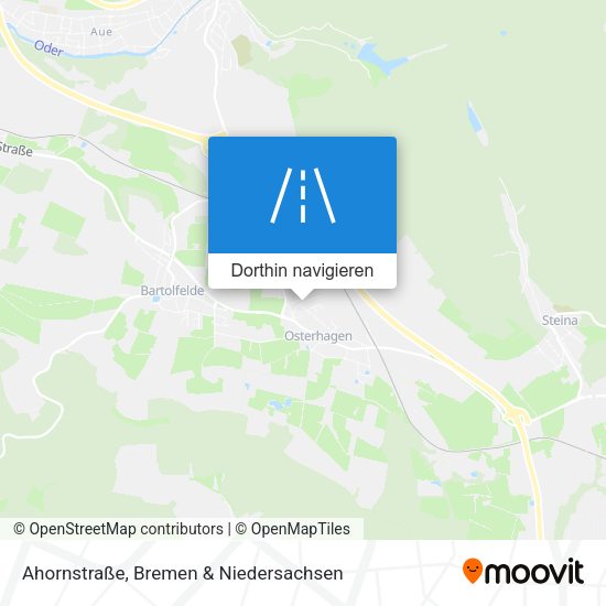 Ahornstraße Karte
