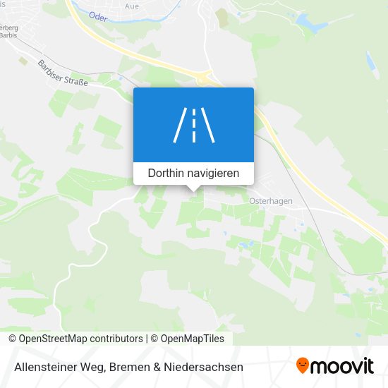 Allensteiner Weg Karte
