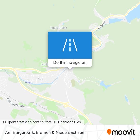 Am Bürgerpark Karte