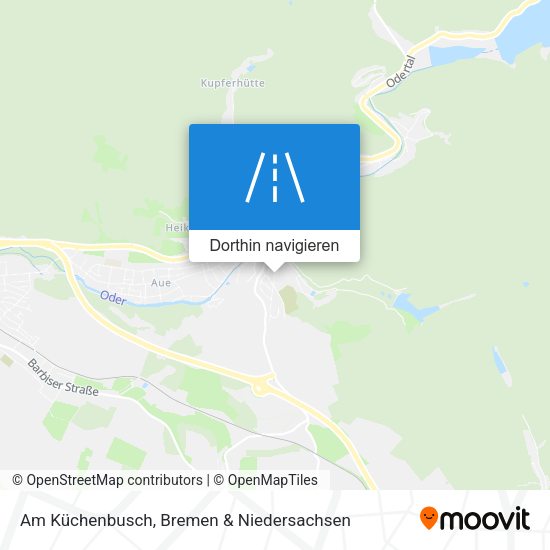 Am Küchenbusch Karte