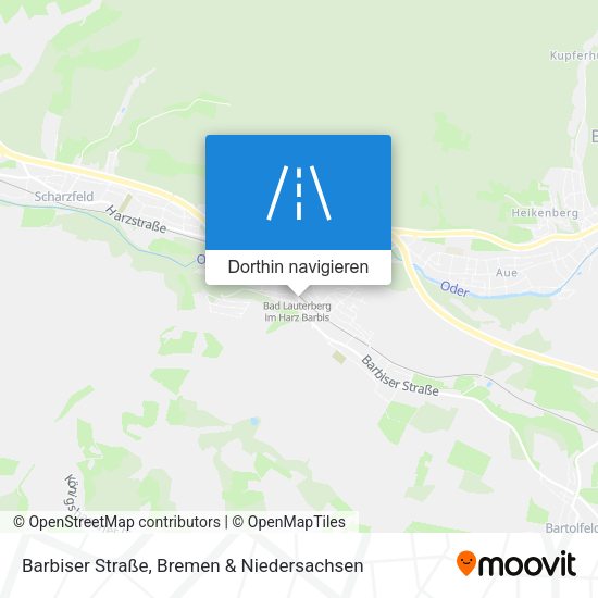 Barbiser Straße Karte