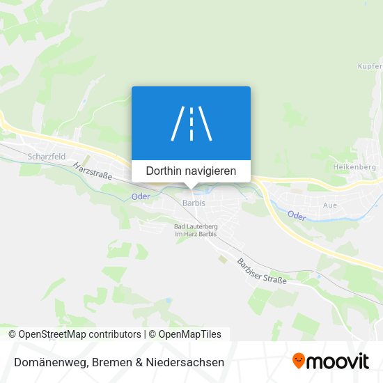 Domänenweg Karte