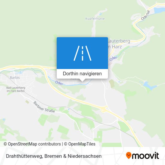 Drahthüttenweg Karte