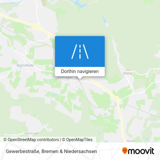 Gewerbestraße Karte