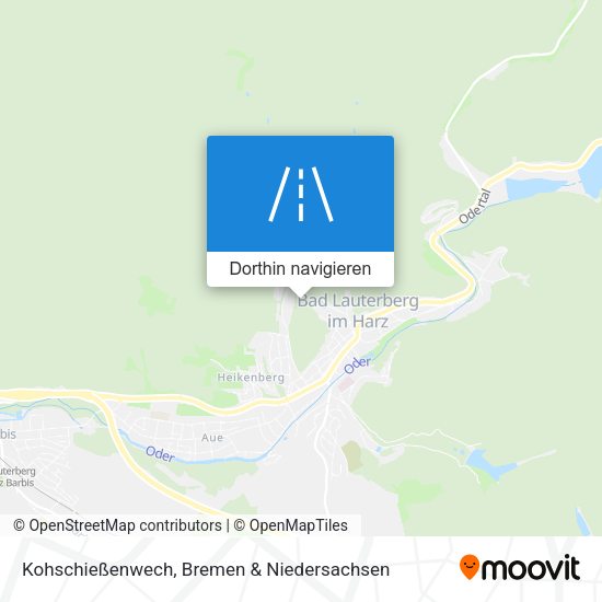 Kohschießenwech Karte