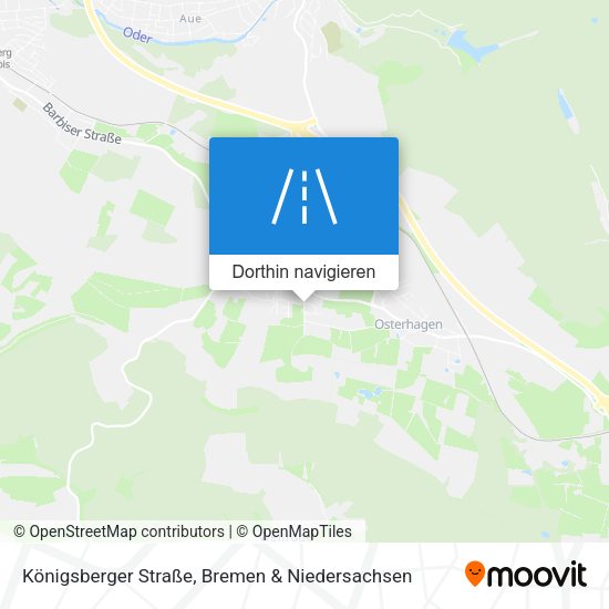 Königsberger Straße Karte