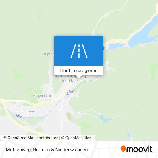 Mühlenweg Karte