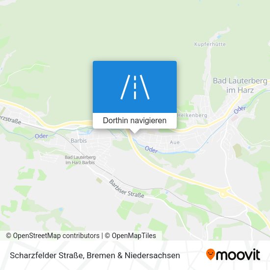 Scharzfelder Straße Karte