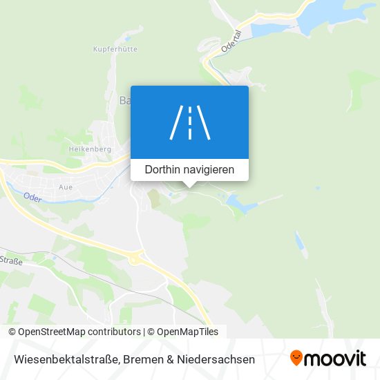 Wiesenbektalstraße Karte