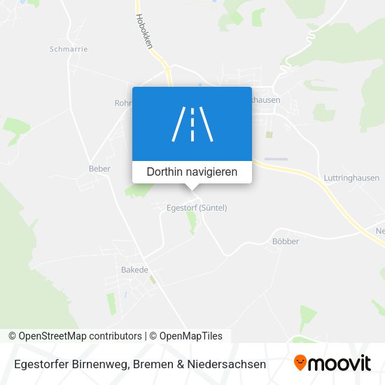 Egestorfer Birnenweg Karte