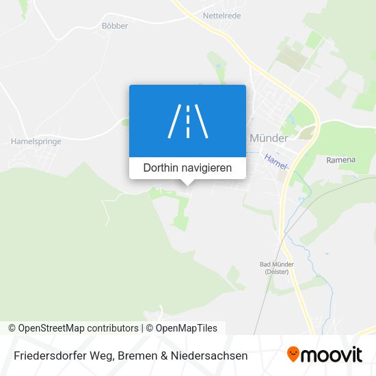 Friedersdorfer Weg Karte