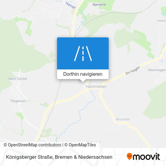 Königsberger Straße Karte