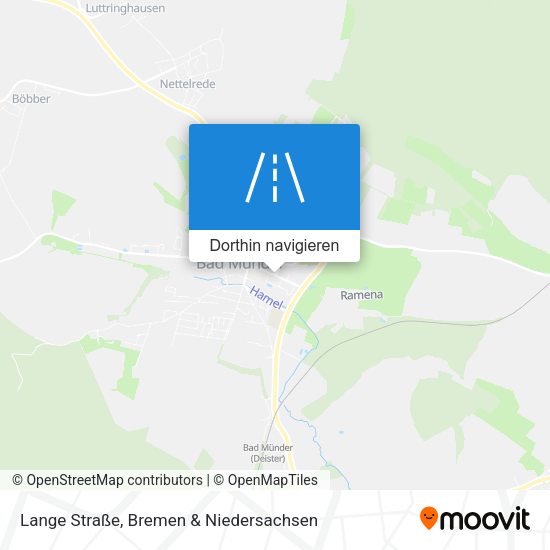 Lange Straße Karte