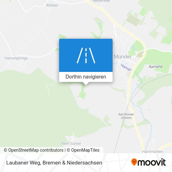 Laubaner Weg Karte