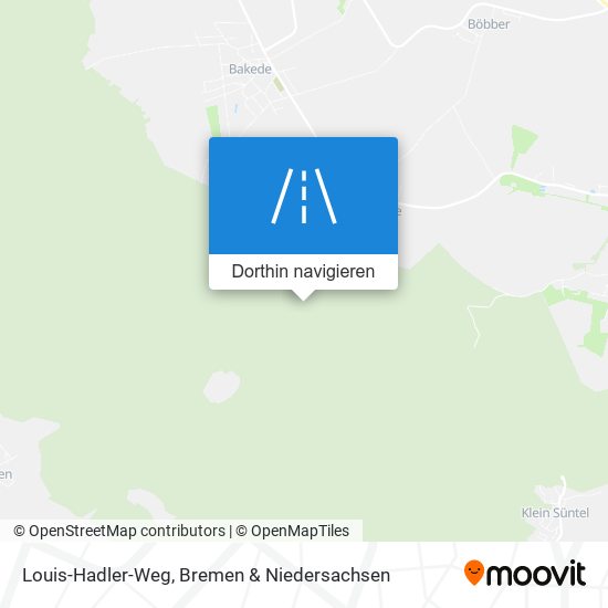 Louis-Hadler-Weg Karte