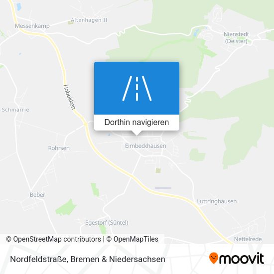 Nordfeldstraße Karte