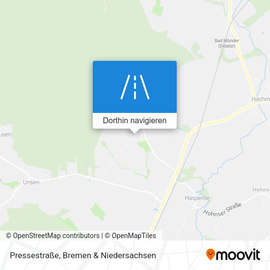 Pressestraße Karte