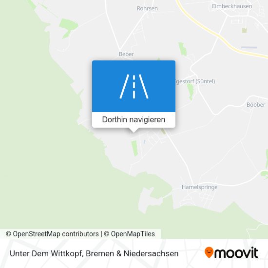 Unter Dem Wittkopf Karte