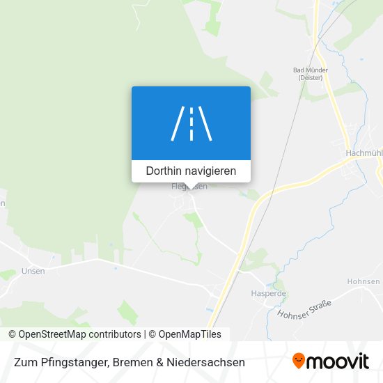 Zum Pfingstanger Karte