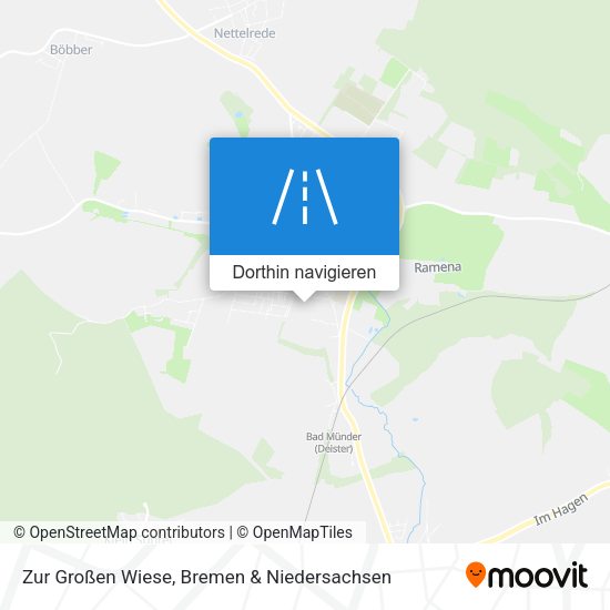 Zur Großen Wiese Karte