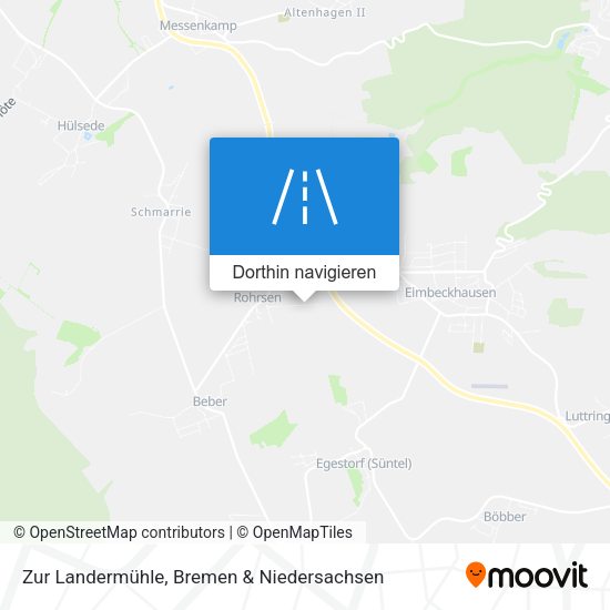 Zur Landermühle Karte