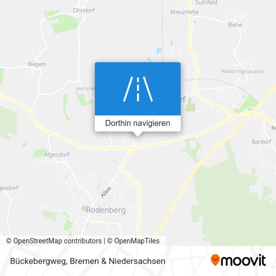 Bückebergweg Karte
