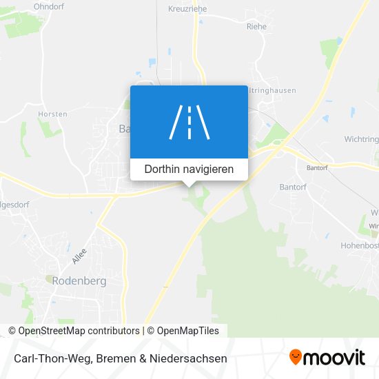 Carl-Thon-Weg Karte