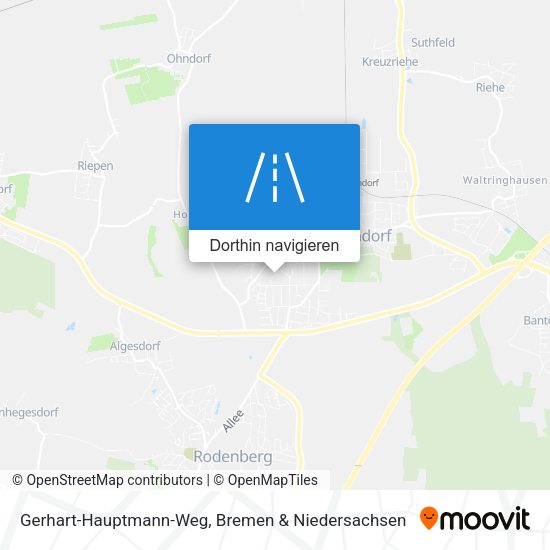 Gerhart-Hauptmann-Weg Karte