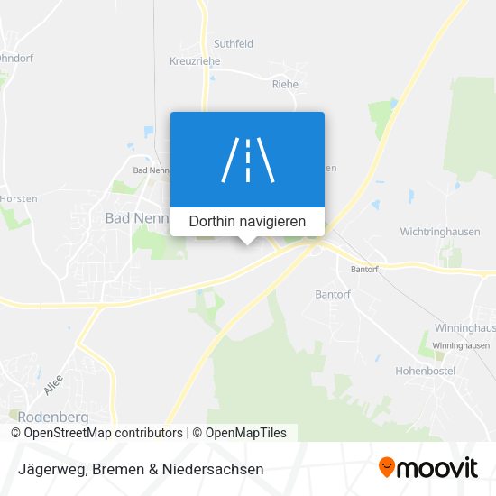 Jägerweg Karte