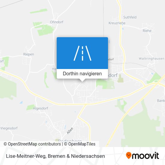 Lise-Meitner-Weg Karte