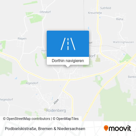 Podbielskistraße Karte