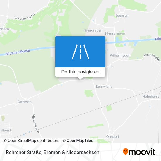 Rehrener Straße Karte