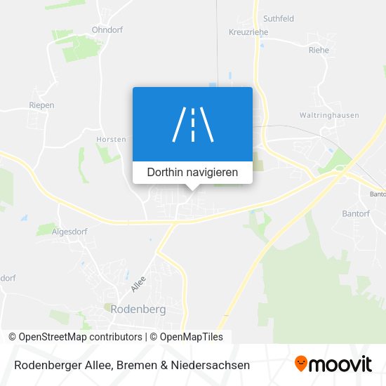Rodenberger Allee Karte
