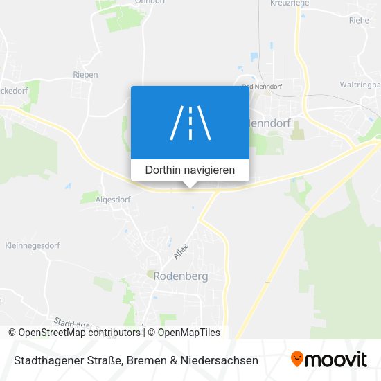 Stadthagener Straße Karte