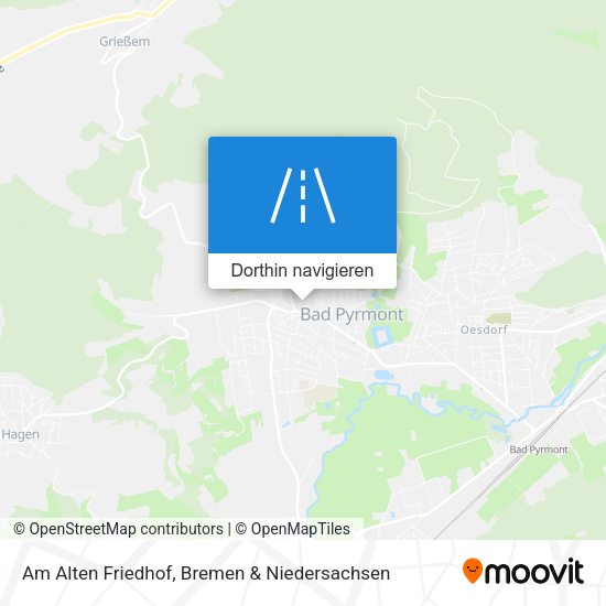 Am Alten Friedhof Karte