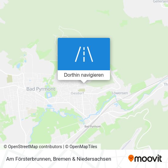 Am Försterbrunnen Karte