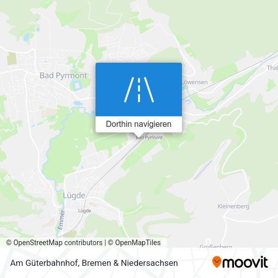 Am Güterbahnhof Karte