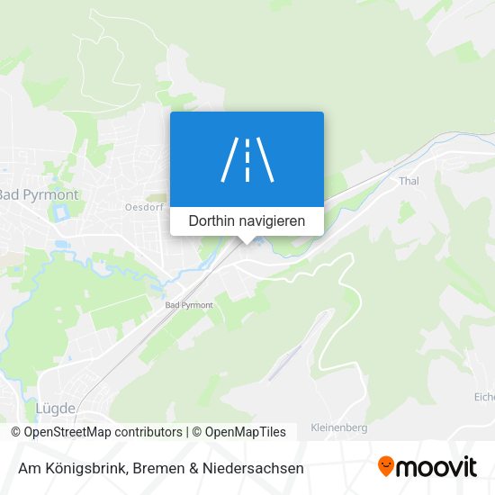 Am Königsbrink Karte