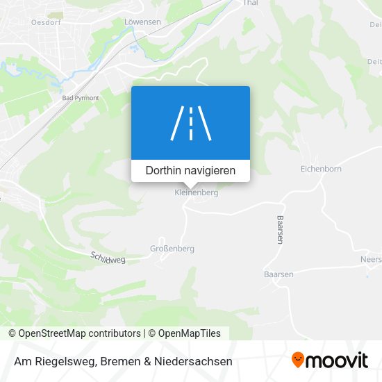 Am Riegelsweg Karte