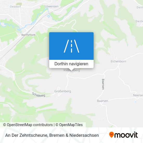 An Der Zehntscheune Karte