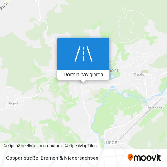 Casparistraße Karte