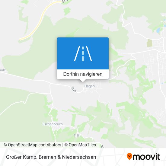 Großer Kamp Karte